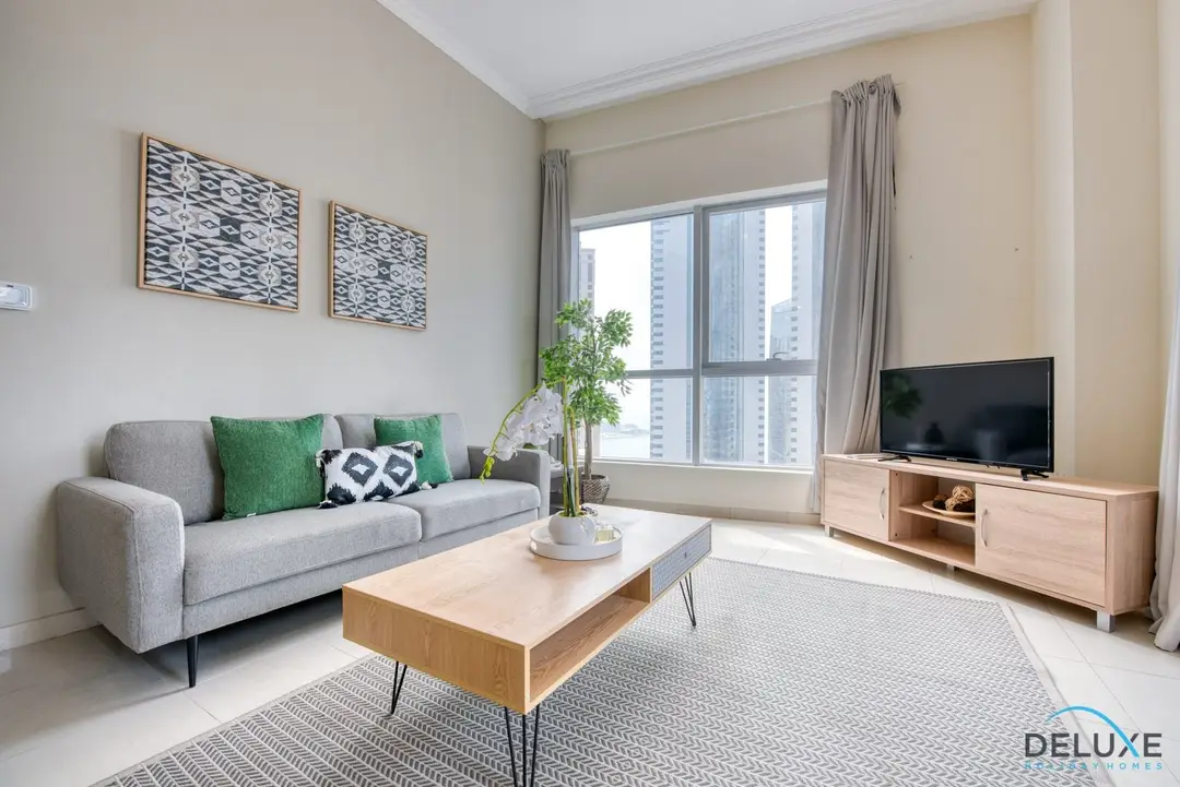 1-Schlafzimmer mit Blick auf den Marinakanal, nahe Mall, Promenade und Strand — Dubai Marina