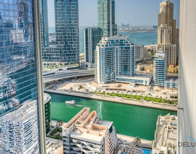 Close to Beach Studio Unit w/ Marina Canal & Sea Views, Studio One — Dubai Marina — photo 12