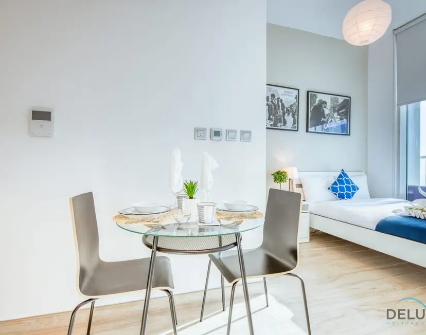 Close to Beach Studio Unit w/ Marina Canal & Sea Views, Studio One — Dubai Marina — photo 8