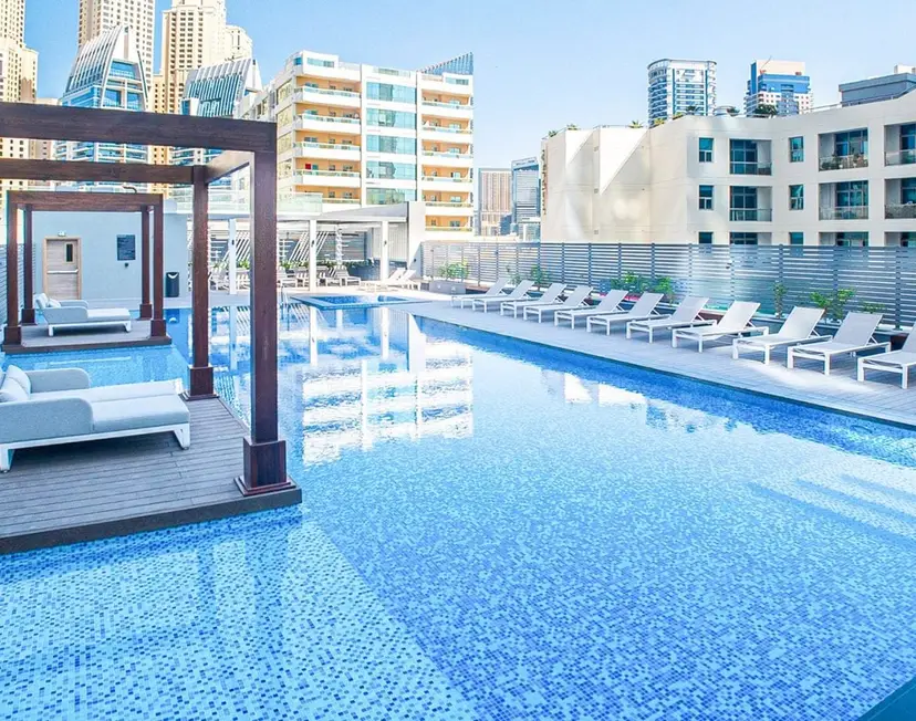 Close to Beach Studio Unit w/ Marina Canal & Sea Views, Studio One — Dubai Marina — photo 23