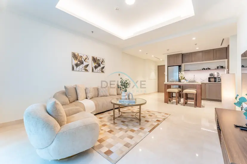 Partial Marina and City Views 1-Bedroom — Emaar Beachfront — photo 1