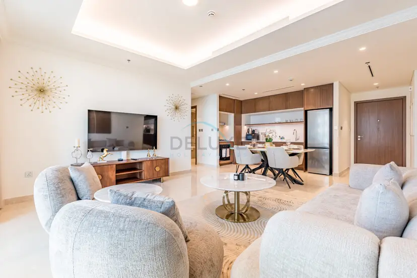 1-Bedroom With Private Beach Access — Emaar Beachfront — photo 1