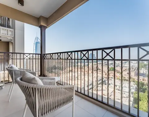 Balcony Overlooking Burj Al Arab 2-Bedroom with Assistant Room — Jumeirah — photo 3