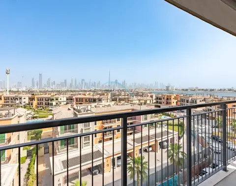 Urban Beachside 2-Bedroom with a Glimpse of Burj Khalifa — La Mer — photo 5