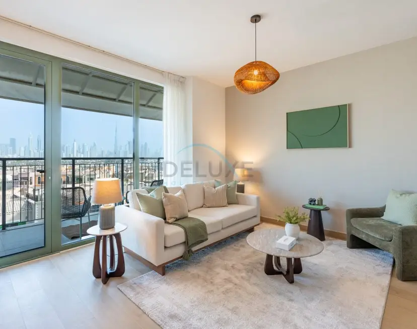 Urban Beachside 2-Bedroom with a Glimpse of Burj Khalifa — La Mer — photo 2