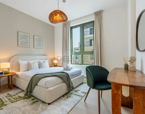 Urban Beachside 2-Bedroom with a Glimpse of Burj Khalifa — La Mer — photo 4