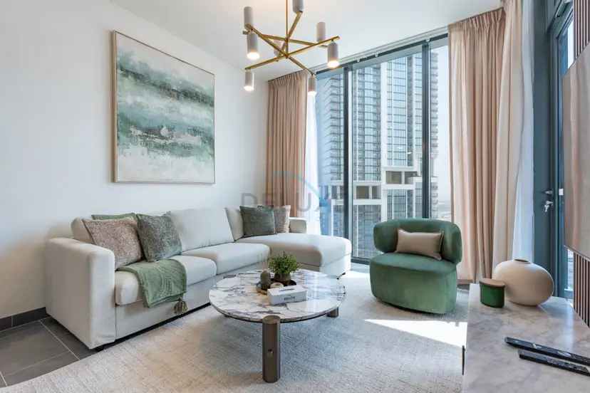 High-Floor 2-Bedroom with Skyline Views, Steps from a Park — Sobha Hartland — photo 1
