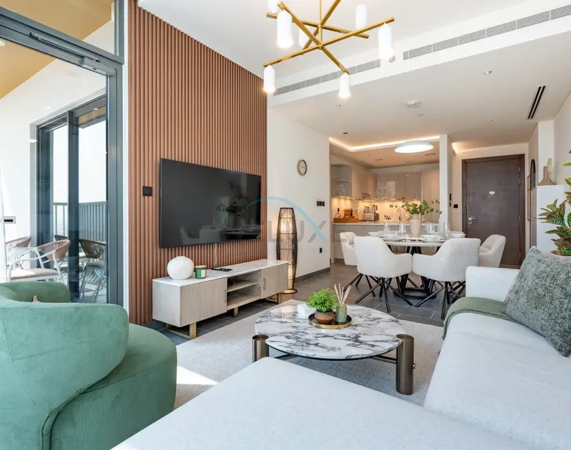 High-Floor 2-Bedroom with Skyline Views, Steps from a Park — Sobha Hartland — photo 3