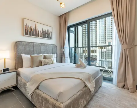 High-Floor 2-Bedroom with Skyline Views, Steps from a Park — Sobha Hartland — photo 4