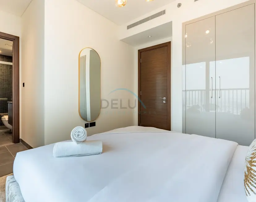 High-Floor 2-Bedroom with Skyline Views, Steps from a Park — Sobha Hartland — photo 17