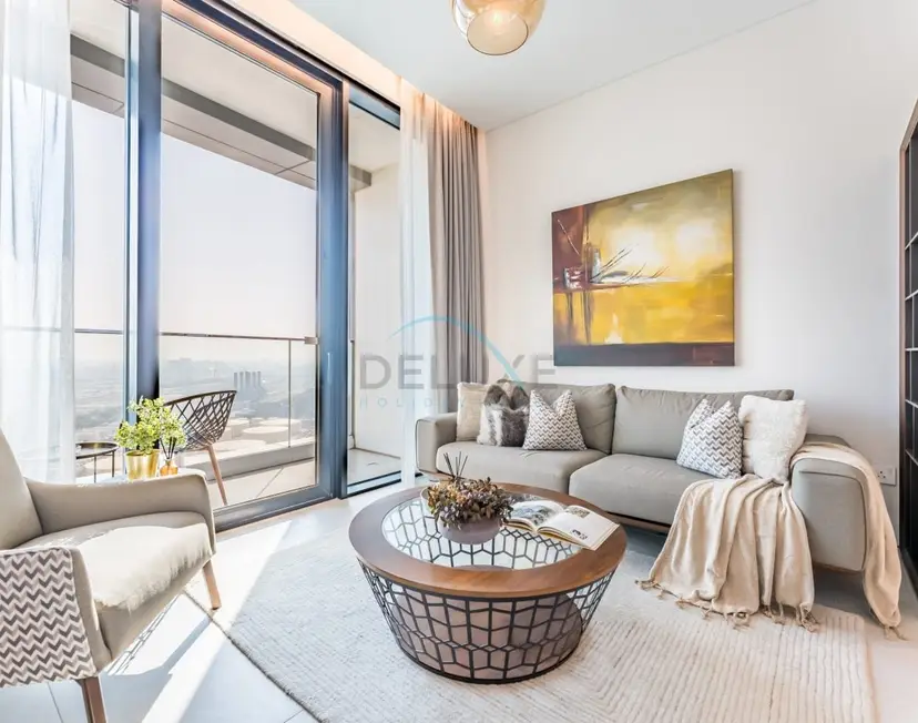 Балкон с видом на марину и частичным видом на море — Jumeirah Beach Residence — photo 9