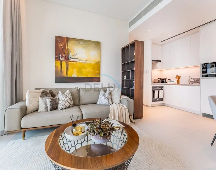 Балкон с видом на марину и частичным видом на море — Jumeirah Beach Residence — photo 10
