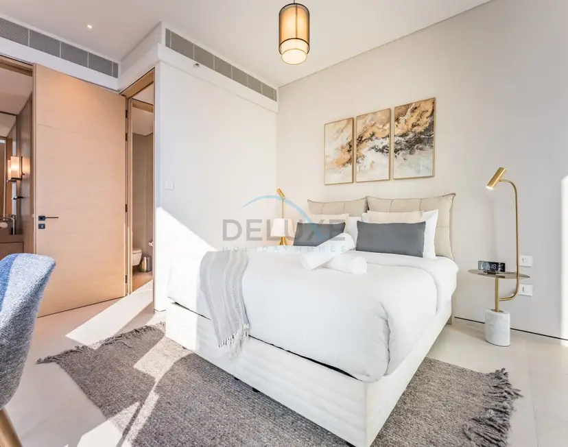 Балкон с видом на марину и частичным видом на море — Jumeirah Beach Residence — photo 17