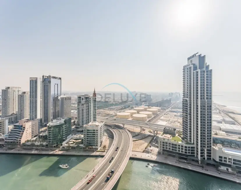 Балкон с видом на марину и частичным видом на море — Jumeirah Beach Residence — photo 6