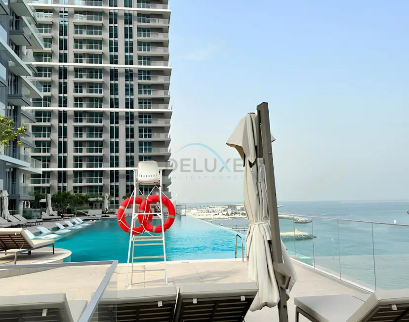 Sleek 1Bedroom Apartment with Panoramic Views – Beach Isle Tower 2 — Emaar Beachfront — photo 26